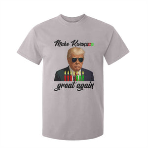 Make Kwanzaa Great Again T Shirt For Kid Funny Trump Parody Gift TS12 Ice Gray Print Your Wear