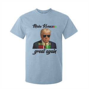 Make Kwanzaa Great Again T Shirt For Kid Funny Trump Parody Gift TS12 Light Blue Print Your Wear