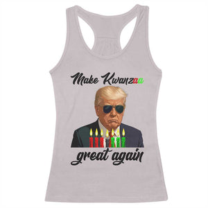 Make Kwanzaa Great Again Racerback Tank Top Funny Trump Parody Gift TS12 Ice Gray Print Your Wear