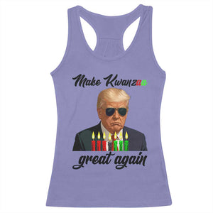 Make Kwanzaa Great Again Racerback Tank Top Funny Trump Parody Gift TS12 Violet Print Your Wear