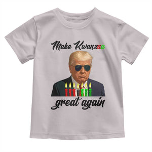 Make Kwanzaa Great Again Toddler T Shirt Funny Trump Parody Gift TS12 Ice Gray Print Your Wear
