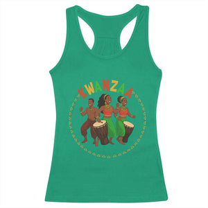 Celebrate Kwanzaa Together African Culture Dance Gift Racerback Tank Top TS12 Irish Green Print Your Wear