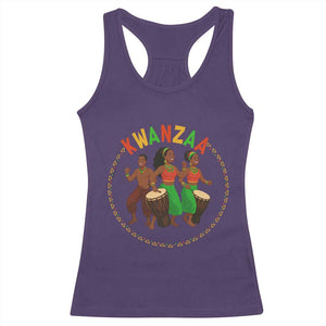 Celebrate Kwanzaa Together African Culture Dance Gift Racerback Tank Top TS12 Purple Print Your Wear