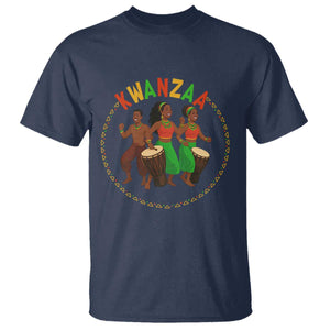 Celebrate Kwanzaa Together African Culture Dance Gift T Shirt TS12 Navy Print Your Wear