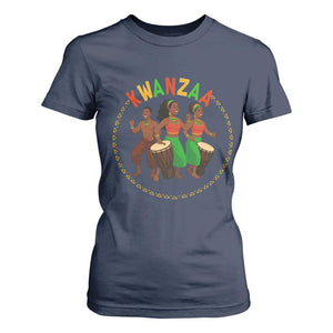 Celebrate Kwanzaa Together African Culture Dance Gift T Shirt For Women TS12 Navy Print Your Wear