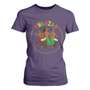 Celebrate Kwanzaa Together African Culture Dance Gift T Shirt For Women TS12 Purple Print Your Wear