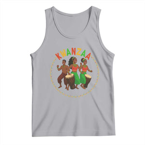 Celebrate Kwanzaa Together African Culture Dance Gift Tank Top TS12 Athletic Heather Print Your Wear