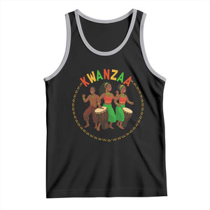 Celebrate Kwanzaa Together African Culture Dance Gift Tank Top TS12 Black Athletic Heather Print Your Wear