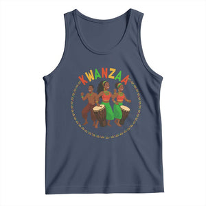 Celebrate Kwanzaa Together African Culture Dance Gift Tank Top TS12 Navy Print Your Wear