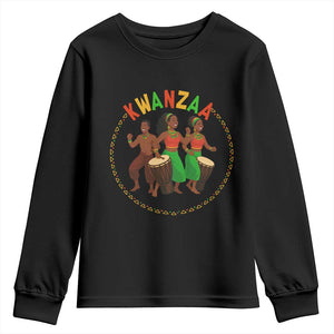 Celebrate Kwanzaa Together African Culture Dance Gift Youth Sweatshirt TS12 Black Print Your Wear