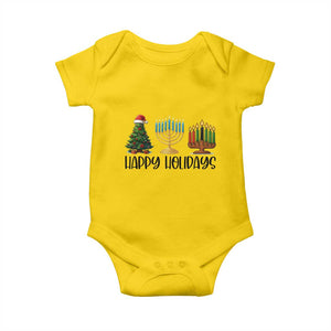 Christmas Hanukkah Kwanzaa Celebration Gift Baby Onesie Happy Holidays TS12 Daisy Print Your Wear