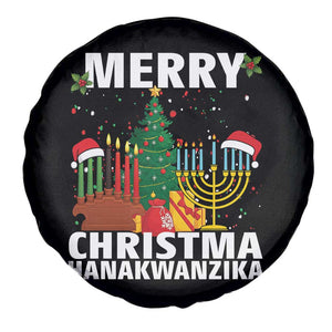 Merry Christmahanakwanzika Spare Tire Cover Christmas Hanukkah Kwanzaa Celebration Gift TS12 Print Your Wear