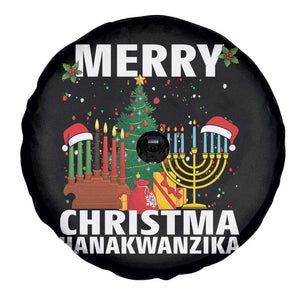 Merry Christmahanakwanzika Spare Tire Cover Christmas Hanukkah Kwanzaa Celebration Gift TS12 Print Your Wear