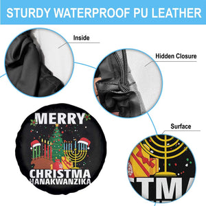 Merry Christmahanakwanzika Spare Tire Cover Christmas Hanukkah Kwanzaa Celebration Gift TS12 Print Your Wear