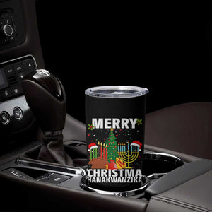 Merry Christmahanakwanzika Tumbler Cup Christmas Hanukkah Kwanzaa Celebration Gift TS12 Print Your Wear