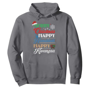 Funny Christmas Hanukkah Kwanzaa Hoodie December Holiday Gift TS12 Charcoal Print Your Wear