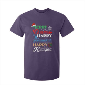Funny Christmas Hanukkah Kwanzaa T Shirt For Kid December Holiday Gift TS12 Purple Print Your Wear