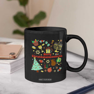 Merry Christmahanakwanzika Coffee Mug Funny Winter Holiday Gift TS12 Print Your Wear