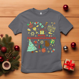 Merry Christmahanakwanzika T Shirt Funny Winter Holiday Gift TS12 Charcoal Print Your Wear