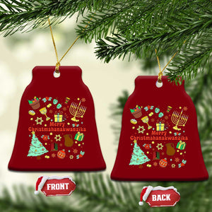 Merry Christmahanakwanzika Ceramic Ornament Funny Winter Holiday Gift TS12 Print Your Wear