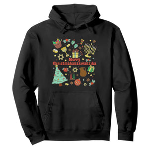 Merry Christmahanakwanzika Hoodie Funny Winter Holiday Gift TS12 Black Print Your Wear