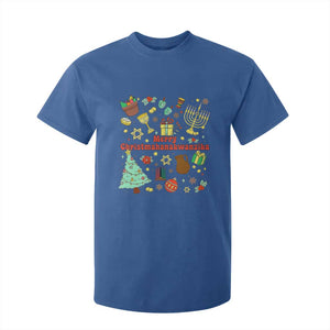 Merry Christmahanakwanzika T Shirt For Kid Funny Winter Holiday Gift TS12 Royal Blue Print Your Wear