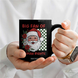 Christmas Cute Santa Big Fan Of Human Rights Gift Coffee Mug - Print Your Wear