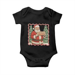 Christmas Gift For Big Fans Of Human Rights And Activism Baby Onesie TS12 Black Print Your Wear