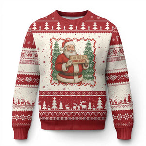 Xmas Gift For Big Fans Of Human Rights And Activism Ugly Christmas Sweater TS12 Beige Red Print Your Wear