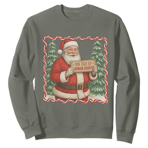 Christmas Gift For Big Fans Of Human Rights And Activism Sweatshirt TS12 Military Green Print Your Wear