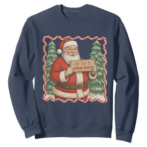 Christmas Gift For Big Fans Of Human Rights And Activism Sweatshirt TS12 Navy Print Your Wear