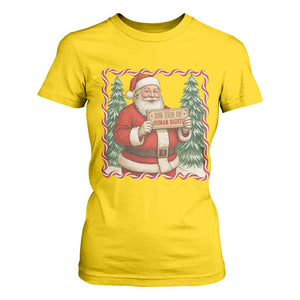 Christmas Gift For Big Fans Of Human Rights And Activism T Shirt For Women - Print Your Wear