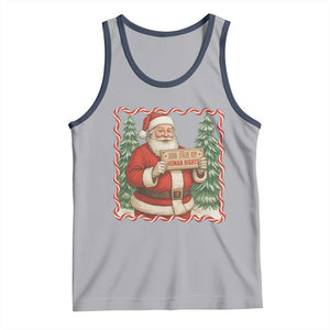 Christmas Gift For Big Fans Of Human Rights And Activism Tank Top TS12 Athletic Heather Navy Print Your Wear