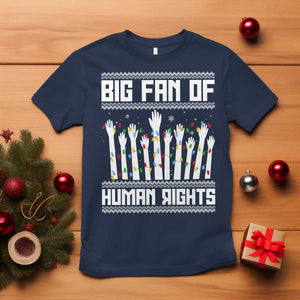 Big Fan Of Human Rights Equality Supporters T Shirt Christmas Gift TS12 Navy Print Your Wear