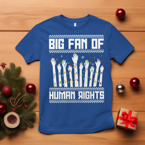Big Fan Of Human Rights Equality Supporters T Shirt Christmas Gift TS12 Royal Blue Print Your Wear