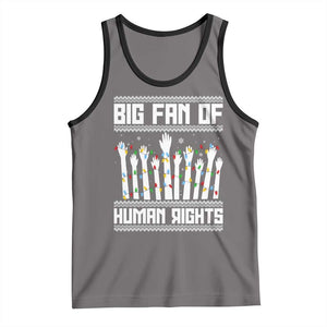 Big Fan Of Human Rights Equality Supporters Tank Top Christmas Gift TS12 Deep Heather Black Print Your Wear