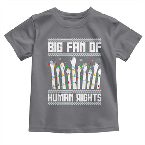 Big Fan Of Human Rights Equality Supporters Toddler T Shirt Christmas Gift TS12 Charcoal Print Your Wear