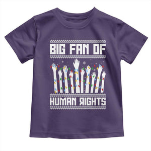 Big Fan Of Human Rights Equality Supporters Toddler T Shirt Christmas Gift TS12 Purple Print Your Wear