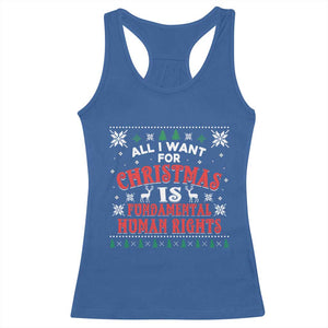 Christmas Gift For Fundamental Human Rights Supporters Racerback Tank Top TS12 Royal Blue Print Your Wear