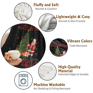 All I Want For Christmas Is Fundamental Human Rights Throw Blanket Equality Activist Gift TS12 Print Your Wear