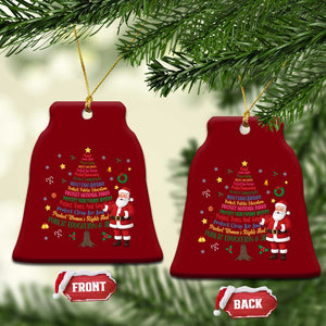 Pro Democracy Activist Christmas Tree Ceramic Ornament Human Rights Xmas Gift TS12 Print Your Wear