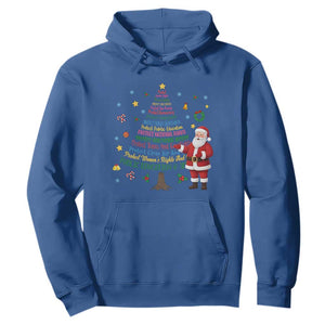 Pro Democracy Activist Christmas Tree Hoodie Human Rights Xmas Gift TS12 Royal Blue Print Your Wear