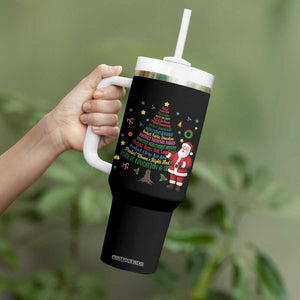 Pro Democracy Activist Christmas Tree Tumbler With Handle Human Rights Xmas Gift TS12 Print Your Wear