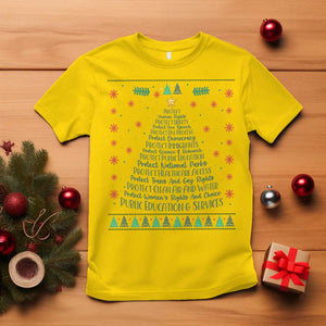 Ugly Activist Christmas Tree T Shirt Human Rights Xmas Gift TS12 Daisy Print Your Wear