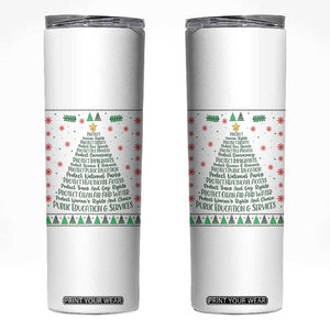Ugly Activist Christmas Tree Skinny Tumbler Human Rights Xmas Gift TS12 White Print Your Wear