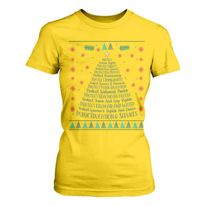 Ugly Activist Christmas Tree T Shirt For Women Human Rights Xmas Gift TS12 Daisy Print Your Wear