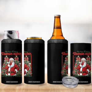 Christmas Gift 4 in 1 Can Cooler Tumbler Be Nice To Your Human Rights Lawyer Santa Is Watching TS12 Print Your Wear