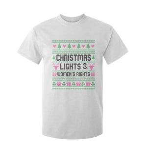 Christmas Lights And Womens Rights T Shirt For Kid Equality Feminist Gift TS12 White Print Your Wear