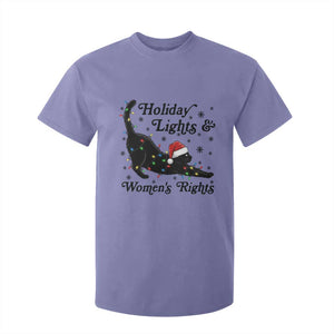 Sexy Cat Holiday Lights Womens Rights Supporter T Shirt For Kid Christmas Feminist Gift TS12 Violet Print Your Wear