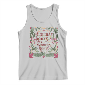 Holiday Lights Womens Rights Supporter Tank Top Feminist Activist Christmas Gift TS12 Ash Print Your Wear